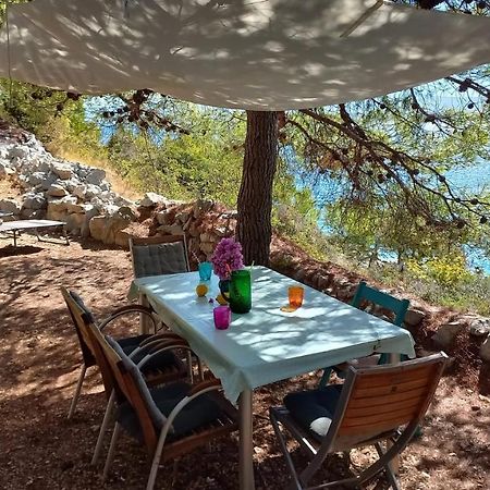 A Small Stone House By The Sea, In A Wineyard Nerezisca ภายนอก รูปภาพ